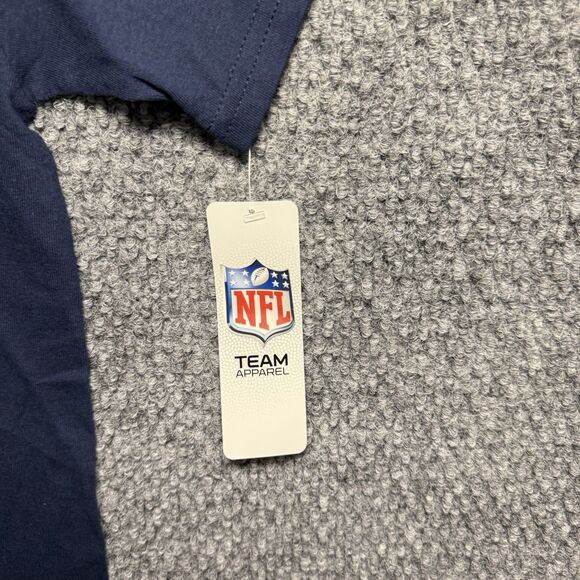 Denver Broncos T-Shirt Football NFL Team Apparel Navy Blue Men’s Size Medium NWT - Picture 5 of 5